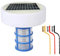 Obelunrp Ionizador de Piscina Solar, ionizador de Piscina con Pinceles, Ideal para Reducir el Cloro, el Agua purificadora, Cobre