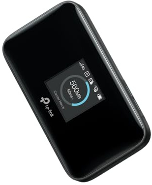 TP-Link M7750 | 600Mbps LTE-Advanced Mobile WiFi | 4G Cat12 Modem | Dual Band 867Mbps + 300Mbps | 32 Device Support | 3280mAh Battery | Up to 15 Hours of Use | MicroSD | tpMiFi App