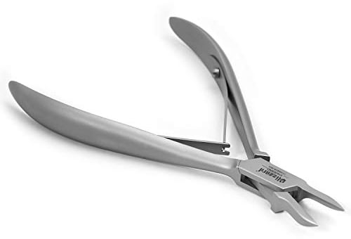 Ingrown Nail Clippers for Men with Ingrown Toenails – Blizzard Podiatrist Toenail Clipper Set German Forged – 5 inch Professional Nail Cutter – Flame Head Podiatry Nipper Nail Kit - Hospital Grade