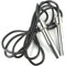 Senshi Japan Springseil Leder schwarz mit Metall Griff (st-h) Speed Rope 9 m lang