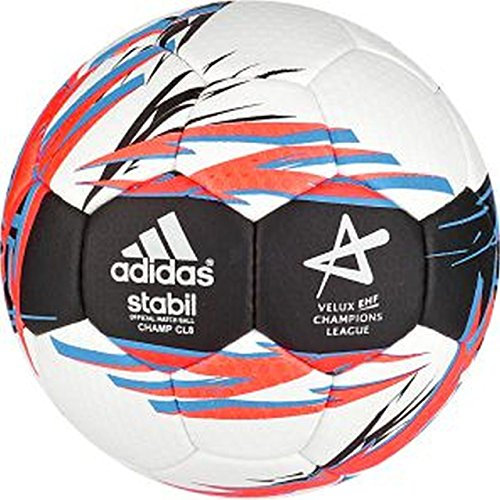 adidas Stabil champcl8 – Handball, Unisex – Erwachsene, Stabil Champcl8, Weiß/Blau/Schwarz, 36
