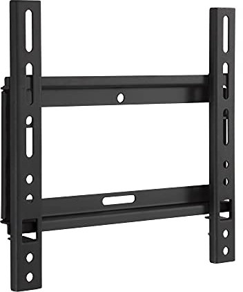MAHARA Flat TV Wall Mount - Black Universal Wall Bracket for TVs upto 39 inches - VESA Compatible 75 x 75mm - 200 x 200mm - Max Weight 20kg - Suitable for Wood Stud or Solid Wall