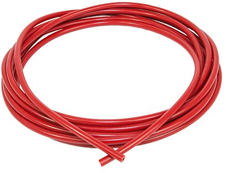 Ramair Filters VAC3MM-5M-RD Silicone Vacuum Hose, 3 mm x 5 m, Red