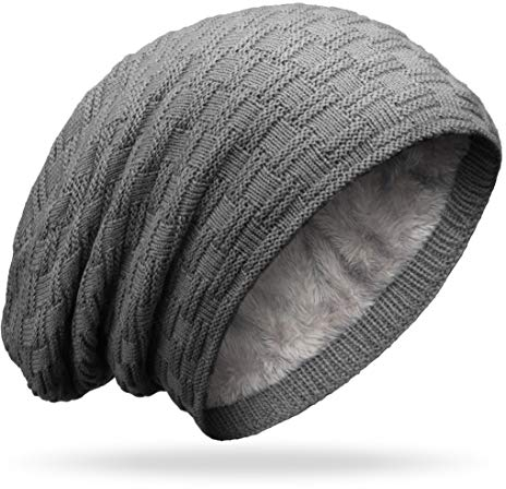 Grin&Bear Caldo Berretto Beanie Sportivo ed Elegante Grigio M10