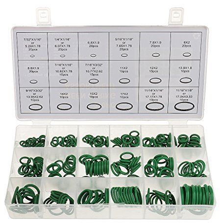 Sharplace Kit De 270 pcs Joint Torique O Anneau pour Système De Climatisation HNBR De Voiture