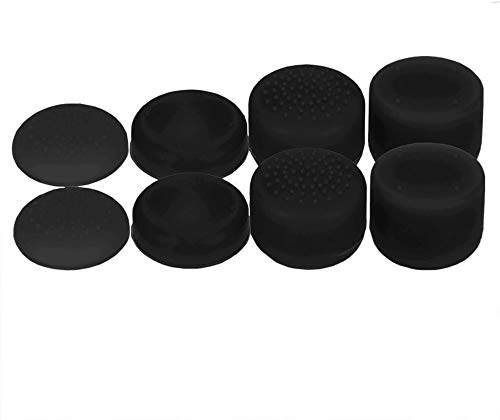 Pack de 8 pcs Analog Controller Gamepad Raised Antislip pulgar stick Grips Thumbsticks Joystick Cap Funda para PS4, PS3, Interruptor Pro, Xbox One, Xbox 360, Wii U, PS2 controlador