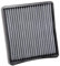 K&N Innenraumfilter kompatibel mit Dodge 1500 (Classic) 3.6/5.7 2019- (VF2065) Weiß