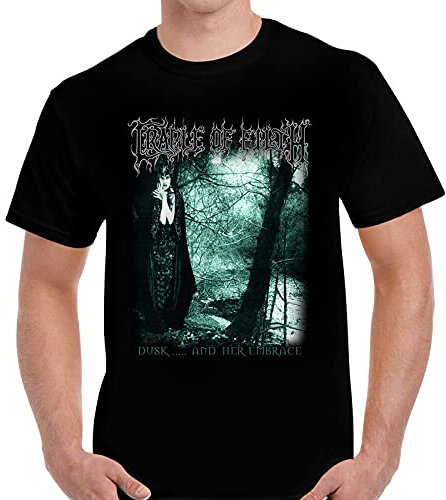 Cradle of Filth Dusk and Her Embrace Men T-Shirt S-3Xl Metal Band Top Black