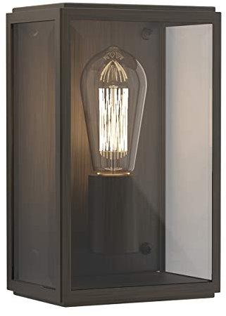 Astro Exterior Wall Light, Metal, 60 W, Bronze