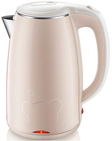 XYanZi Electric Kettle, 304 Stainless Steel Fast Boil Jug Kettle, 1830 W,1.7L, Boil-Dry Protection and Auto Shut-Off, BPA Free, Cordless Beige
