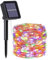 flintronic Luces Exterior Solar, 1PCS-12M-120LED-8 Modos Cadena de Luces Decoracion para Navidad, Luces LED Solares Exteriores Jardin para Navidad, Bodas, Fiestas, Jardines, Terraza-Multicolor