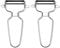Roponan 2 Pcs Potato Peeler, Stainless Steel Vegetable Peeler, Y-Shaped Swivel Speed Peeler for Kitchen