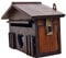 MagiDeal Holz Briefkasten, Abschließbare Vorschlagsbox Vintage Landhaus Mailbox Kummerkasten Pastorale Dekoration