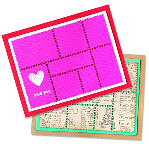 Sizzix ScoreBoards XL Die Box Book de Eileen Hull, 665873, Papel, Multicolor, One Size