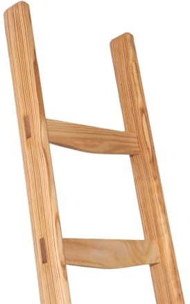 Anlegeleiter, Obstbaumleiter, Bibliotheksleiter, 09 Schritten, 250 cm, , Leichtgewicht, Belastbarkeit 150kg, Geölt, für den Innen- und Außeneinsatz, Handgefertigt in Holland