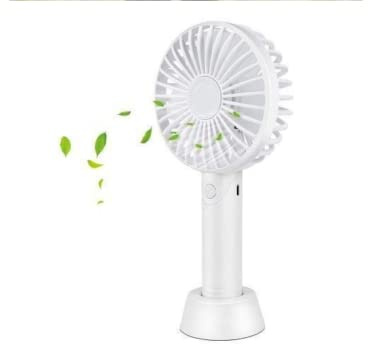Tilz Portable Fan - Handheld Fan Rechargeable USB With Stand For Indoor Outdoor - Mini Electric Fan Battery Operated Fan Holiday Accessories Camping Accessories For Kids & Adults