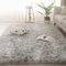 Jyswx Shaggy Teppich für Wohnzimmer – Moderne Langflor Teppiche Schlafzimmer Waschbar – Hochflor Flauschig Teppich für Wohnzimmer, Schlafzimmer, Schlafsaal, Farbe: Tiedye Grau, Größe:140x200 cm