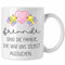 Trendation - Freunde Sind Die Familie Die Wir Uns Selbst Aussuchen Tasse Geschenk Beste Freundin Bester Freund Geschenkidee Spruch (Weiß)