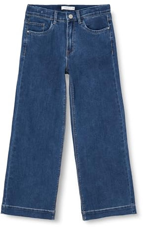 NAME IT Mädchen NKFROSE HW Wide Jeans 1356-ON NOOS Jeanshose, Medium Blue Denim, 140