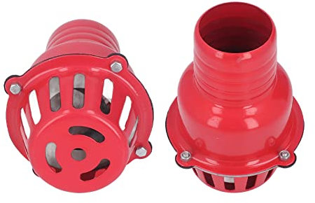 Fyearfly Water Pump Check Valve, Gasoline/diesel Engine Water Pump Check Valve 3in Bottom Filter Aluminum Alloy Waterproof Good Bottom Filter Accessory