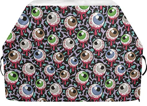 Bloody Zombie Alien BBQ Abdeckung 65 Zoll Heavy Duty Grill Abdeckung Anti-UV Gasgrill Abdeckungen für Outdoor