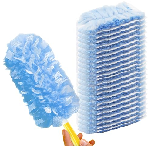 Duster Refills for Swiffer Heavy Duty Refill, 360 Ceiling Fan Duster, Multi Surface Refills + 1Handle(30 Count)