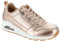 Skechers Femme Uno-Metallixs Basket, Rose Gold, 37 EU