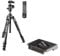 Manfrotto Befree Advanced Foto-Reisestativ-Kit, Klappverschluss, Aluminium, Kugelkopf und 200PL Schnellwechselplatte 1/4 Zoll, tragbar und kompakt für DSLR- und spiegellose Kameras, Kamerazubehör