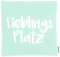 Brandsseller Outdoor Kissenbezug 45x45 cm Garten Kissenhülle Lieblings-Platz Reißverschluss Wasser- und Schmutzabweisend - Mint