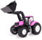 Toyland® 39 cm (15) Tracteur Rose avec Portes ouvrantes et Chargeur Frontal relevable - Échelle 1:16 - Véhicules agricoles Miniatures