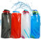 Garegce 4pcs Collapsible Water Bottle, Large Soft Foldable Water Bottle - BPA Free 700 ml, Reusable Portable Drinks Bottle with Secure Lock for Gym Camping Cycling Outdoor Sports & Hiking