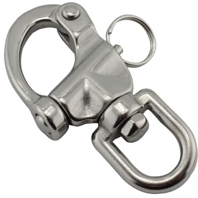 Professionale 316 Acciaio Inox Snap Grilli a Sgancio Rapido Jaw Snap Sailings Grillo per barche a vela Spinnaker