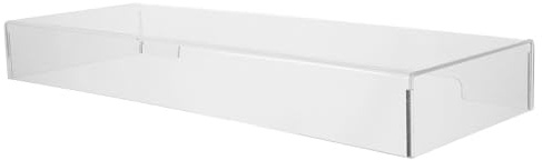 LALAFINA Acryl Tastaturabdeckung Extra Groß (52 x 18 x 6 cm), Transparenter Tastaturschutz Staubdicht & Wasserdicht, Anti-Katze Schutzhülle für Mechanische Gaming-Tastaturen & Full-Size Desktops