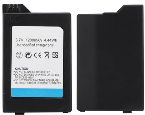VBESTLIFE 1200 MAh 3,7 V Lithium-Ionen-Akku Als Ersatz für die Handheld-Spielekonsole 2000/3000