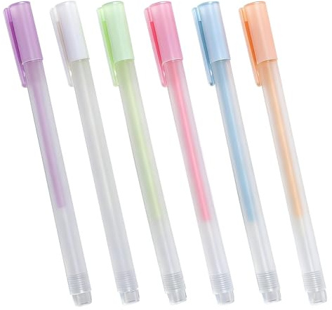 JOVIA 6-Pack Glue Pens, 6-Color Quick-Drying, Precision Liquid Glue Pen Set with Fine Tips, Ideal for School, Card Making, Scrapbooking, Paper Crafts, DIY Projects, and Office Use