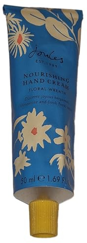 Joules Nourishing Hand Cream, Floral Wreath, Bergamot, Clementine and Fresh Floral Notes, 50ml
