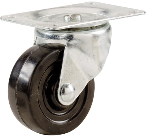 Shepherd Hardware 9480 Heavy Duty Swivel Caster, Black, 101mm, 4
