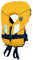 Crewsaver Kinder Jugend Junior Spiral 100N Rettungsweste In Gelb Navy Kind & Baby - Größe - Baby