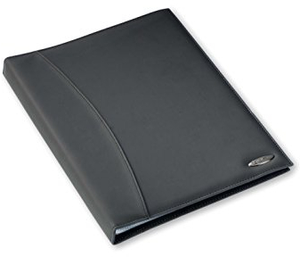 Rexel 2101185 Sichtbuch Soft Touch Smooth, A4, 24 Hüllen, 1 Stück, schwarz