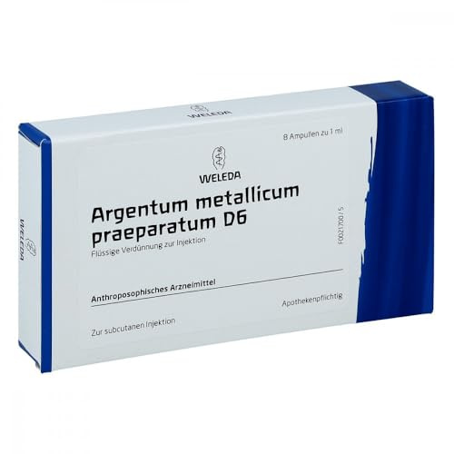 Argentum Metallicum Praep. D6 Ampullen 8 stk