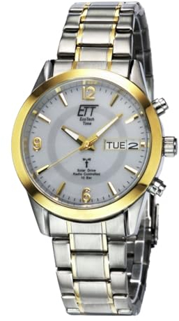 Eco Tech Time Solar Drive Radio Controlled Gobi Gents Watch EGS-11253-12M