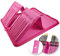Myartscape Paint Brush Holder, Pink Organizer for 15 Long Handle Brushes - Art Storage Case for Acrylic, Oil & Watercolor Paintbrushes - Artist Quality Supplies