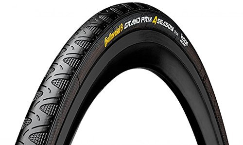 Continental Unisex – Erwachsene Grand Prix 4-Season Fahrradreifen, schwarz, 28 | 700 x 25C