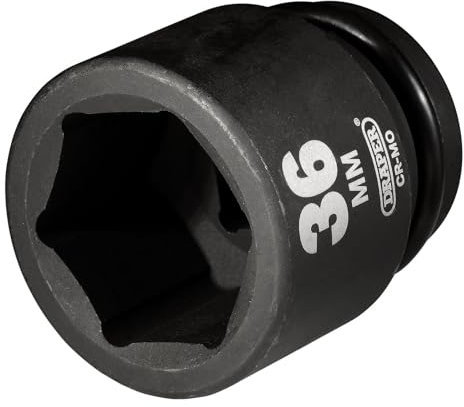 Draper 28777 Expert Hi-Torq 6 Point Impact Socket, 3/4 Square Drive, 36mm , Blue
