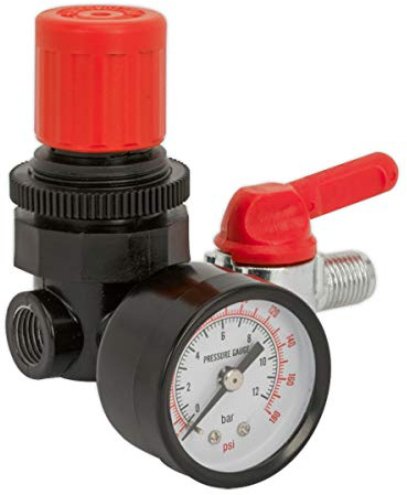 Sealey Sa5/Rg/14 Air Regulator 1/4Bsp Female - 1/4Bsp Male