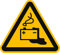 Schild Warnschild Warnung vor Gefahren durch Batterien 20cm sl PVC