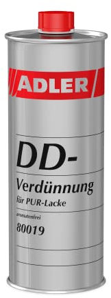 ADLER DD-Verdünnung 1l Aromatenfrei - Spritzverdünnung für PUR -und DD -Lacke