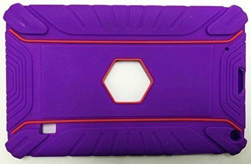 L&C® 9 INCH Heavy Duty SILICONE RUBBER CASE FOR ANDROID TABLET ALLWINNER A13 A23 Q88 (9'' inch heavy duty rubber case, Purple)
