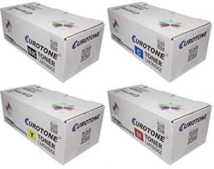 Eurotone 4X Müller Printware Toner für Ricoh Aficio MP C 2000 2500 3000 AD e 1 ersetzt DT3000 DT3000BLK - DT3000Y Set