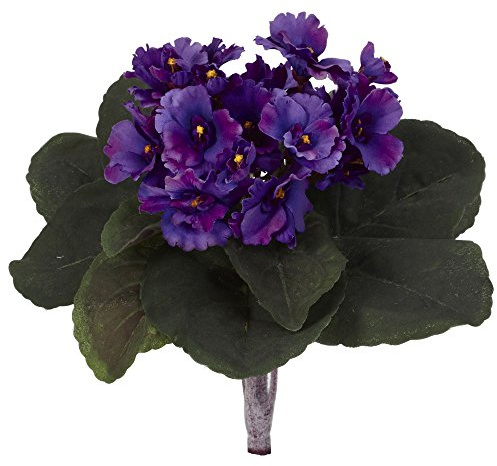 Nearly Natural 9 in Artificial African Violet Plant (Set of 6)